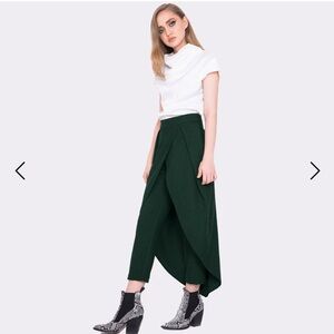 Bluzat NWOT Wolf and Badger | Green Pant with Skirt